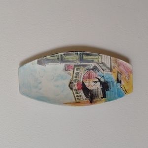 Venice Italy Porcelain plaque, signed